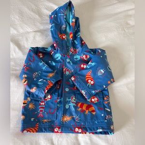Hatley microscopic creatures rain coat 12M